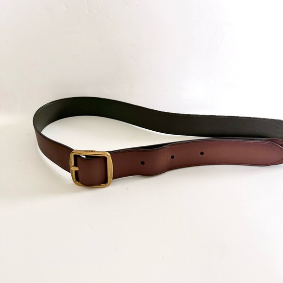 Coach Replacement Adjustable Crossbody Wide Leather Gold Strap NWT - Picture 3 of 7